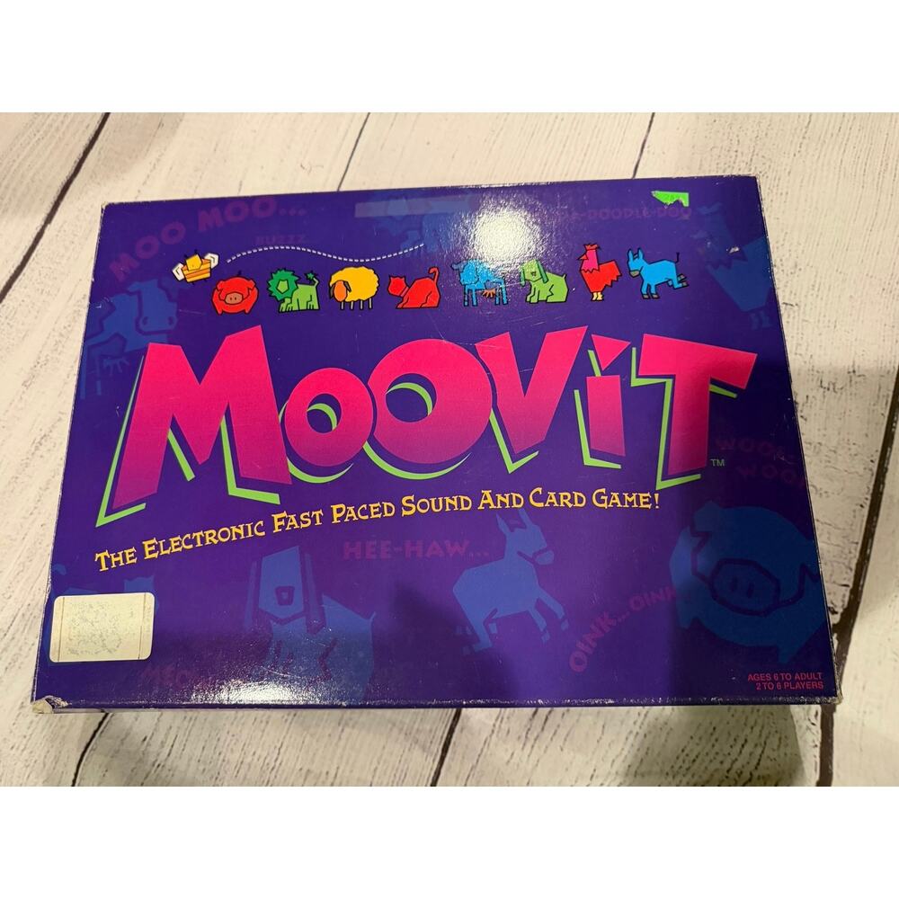 Vintage Tiger Electronics 1998 Moovit Electronic Card Game